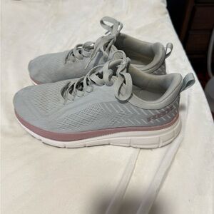 RBX Women's Gray and Pink Sneakers